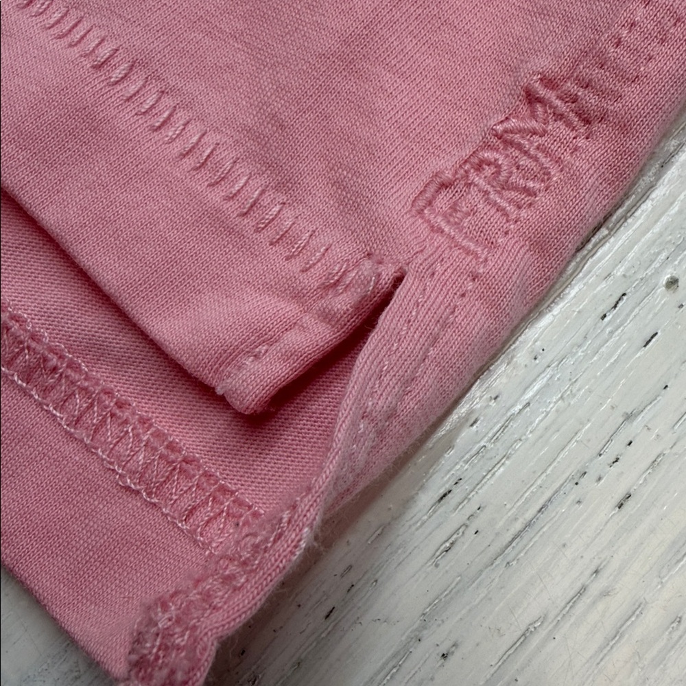 Frame Denim Easy V-Neck Dusty Pink Short Sleeve Tee Sz SP - Picture 8 of 11